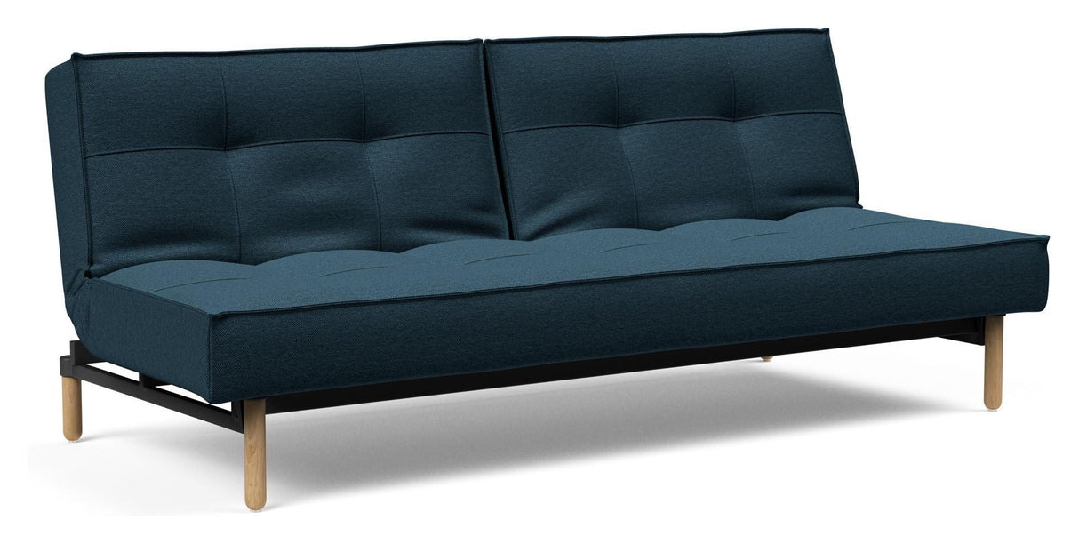 Splitback Stem Sofa Bed, Argus/Navy Blue