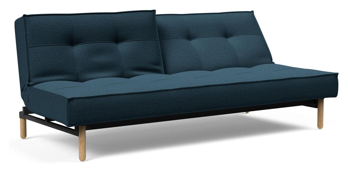 Splitback Stem Sofa Bed, Argus/Navy Blue