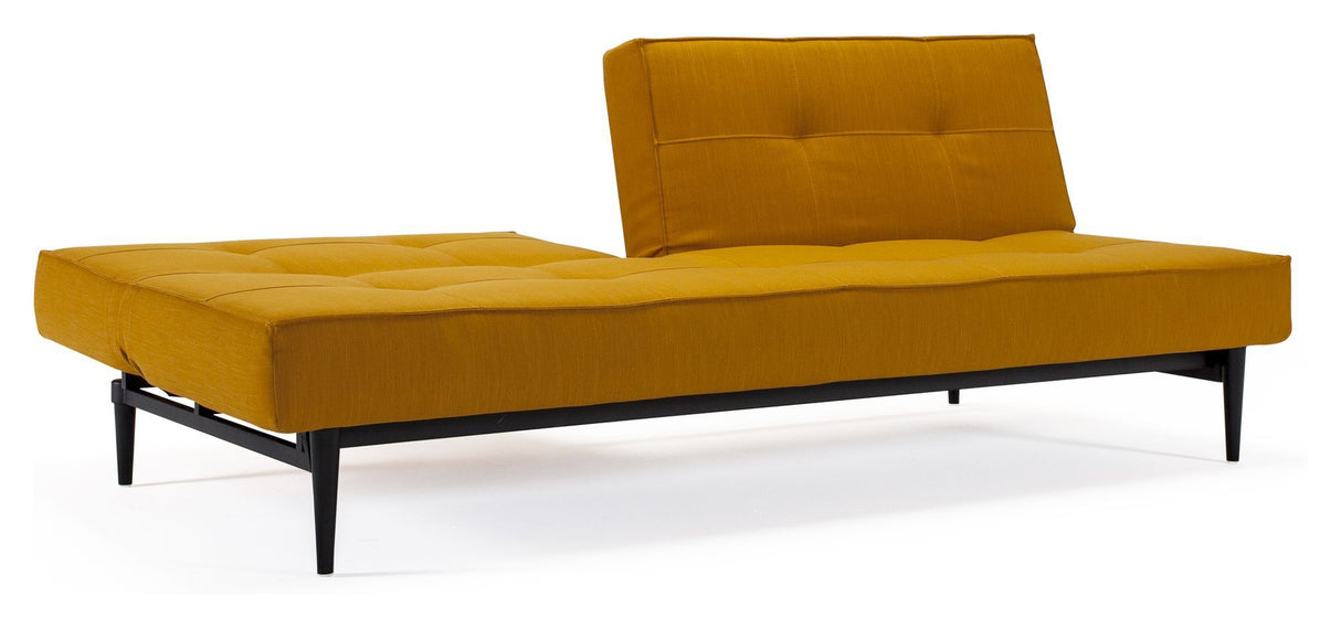 Splitback Styletto Sofa Bed, Curry/Black