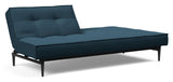 Splitback Styletto Sofa Bed, Black, Argus/Navy Blue