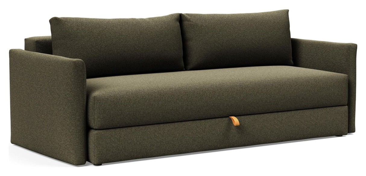 Tripi Sovesofa, Bouclé/Forest Green 