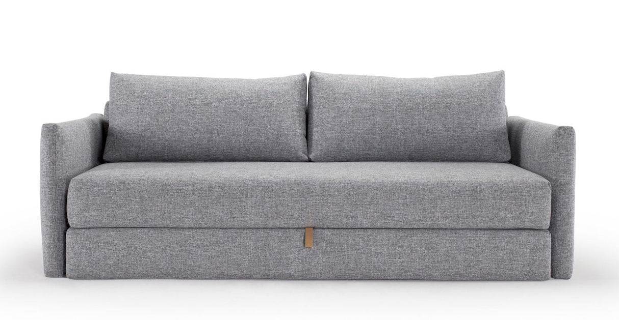 Tripi sofa seng med lagring, vri/granitt