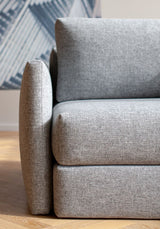 Tripi sofa seng med lagring, vri/granitt