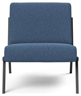 Vikko Lounge Chair, Bouclé/Blå 