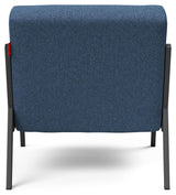 Vikko Lounge Chair, Bouclé/Blå 