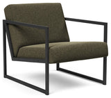 Vikko Lounge Chair med armlener, Bouclé/Forest Green