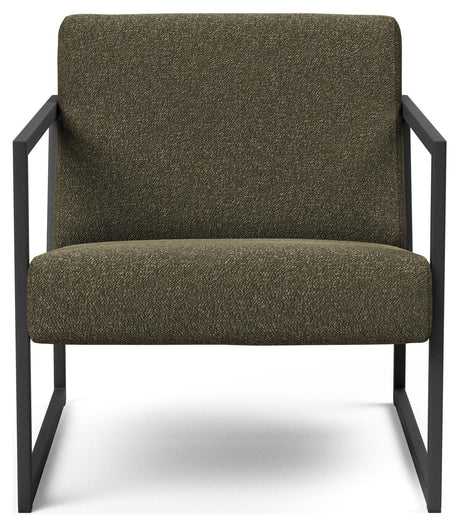 Vikko Lounge Chair med armlener, Bouclé/Forest Green