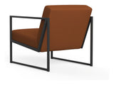 Vikko Lounge -stol med armlener, Corduroy/Burnt Orange