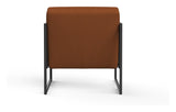 Vikko Lounge -stol med armlener, Corduroy/Burnt Orange