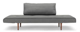 Zeal Styletto Sofa Bed, FlashTex, Dark Grey