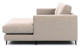 Bernadotte Sofa m. bred sjeselong XL høyre, Beige 