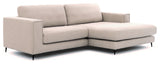 Bernadotte Sofa m. bred sjeselong XL høyre, Beige 