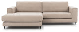 Bernadotte Sofa m. bred sjeselong XL venstre, Beige 