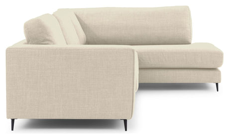 Bernadotte Sofa m. sjeselong 3-seter åpen høyre, Beige 