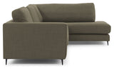 Bernadotte Sofa w. Chaise Longue 3-seters åpen høyre, grønn