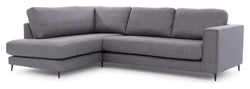 Bernadotte Sofa w. Chaise Longue 3-seters åpen venstre, Antracite