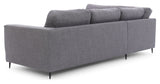 Bernadotte Sofa w. Chaise Longue 3-seters åpen venstre, Antracite