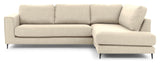 Bernadotte Sofa m. sjeselong 3,5-seter. åpen til høyre, Beige 