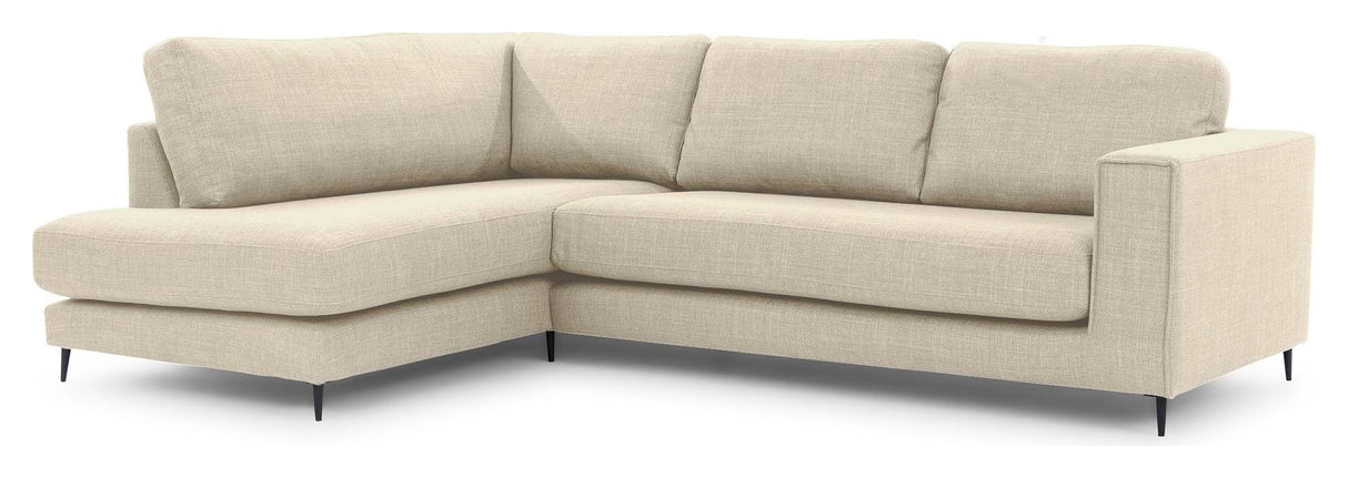 Bernadotte Sofa m. sjeselong 3,5-pers. åpen til venstre, Beige 