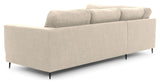 Bernadotte Sofa m. sjeselong 3,5-pers. åpen til venstre, Beige 