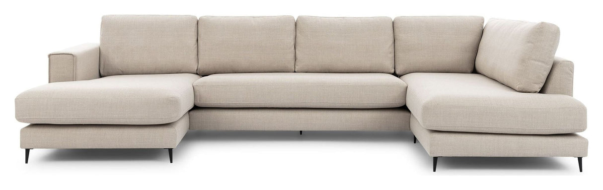 Bernadotte U-sofa, åpen ende høyre, Beige 