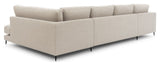 Bernadotte U-sofa, åpen ende høyre, Beige 