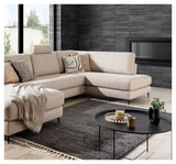 Bernadotte U-sofa, åpen ende høyre, Beige 