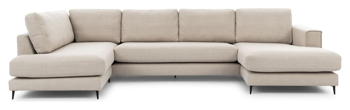 Bernadotte U-sofa, åpen ende venstre, Beige 