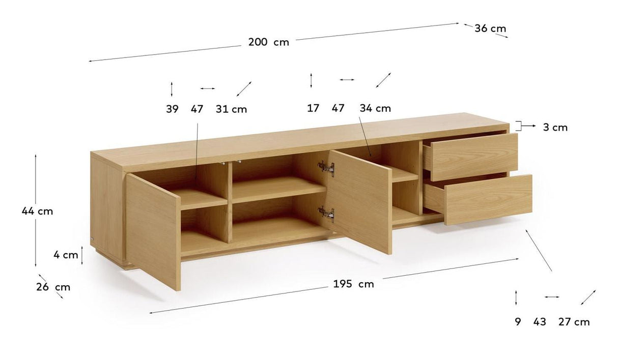 Abil TV Tabell 200x44 - Natur