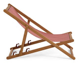 Adredna Deck Chair, Acacia/Brown Oxide