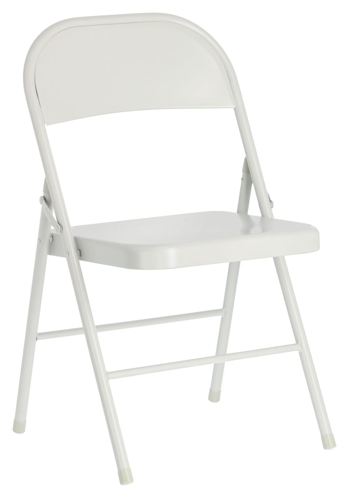 Aidana Folding Chair, Light Grey Metal