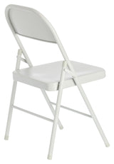 Aidana Folding Chair, Light Grey Metal