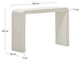 Aiguablava Garden Table, White, 120x80