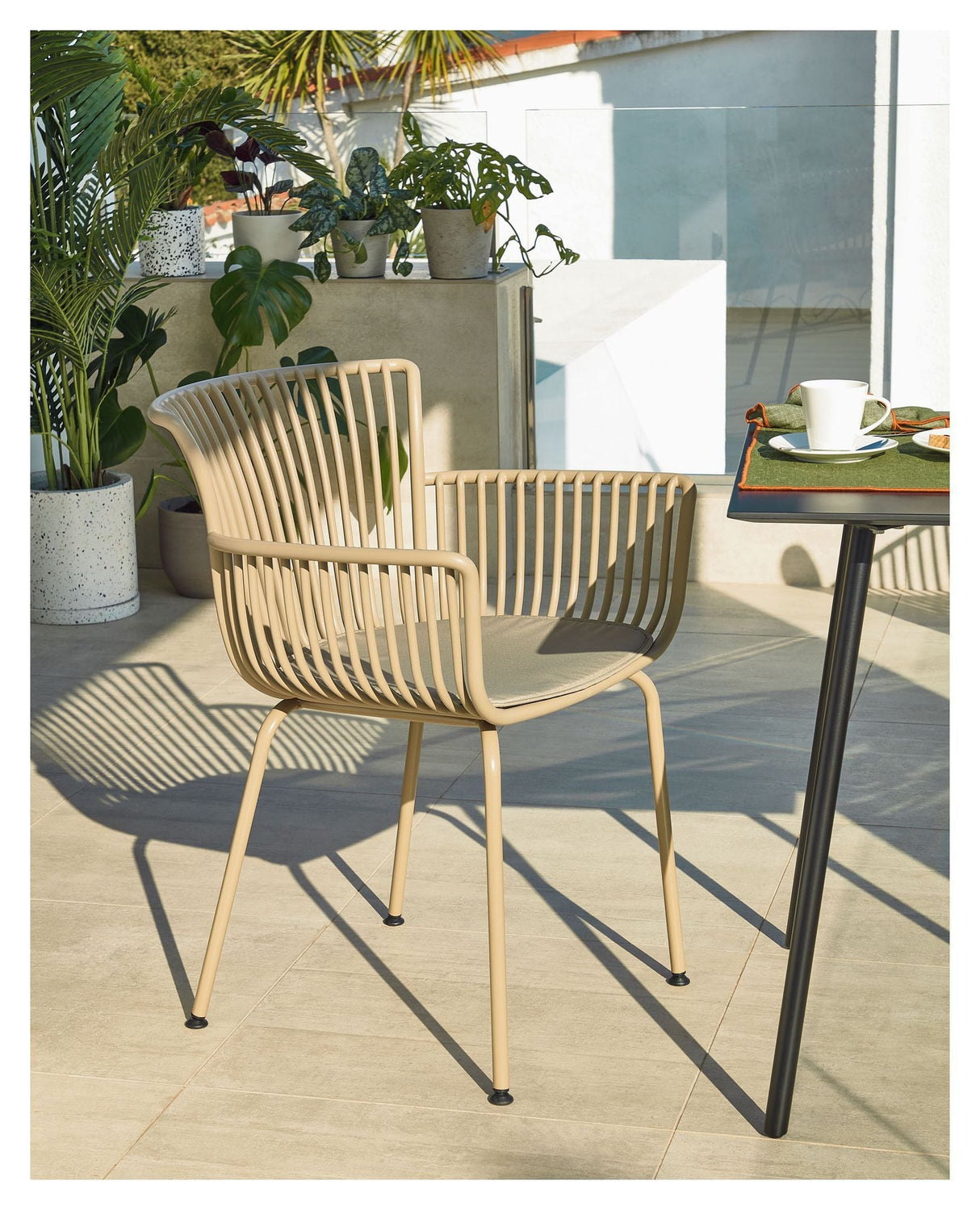 Alma Garden Chair, Beige