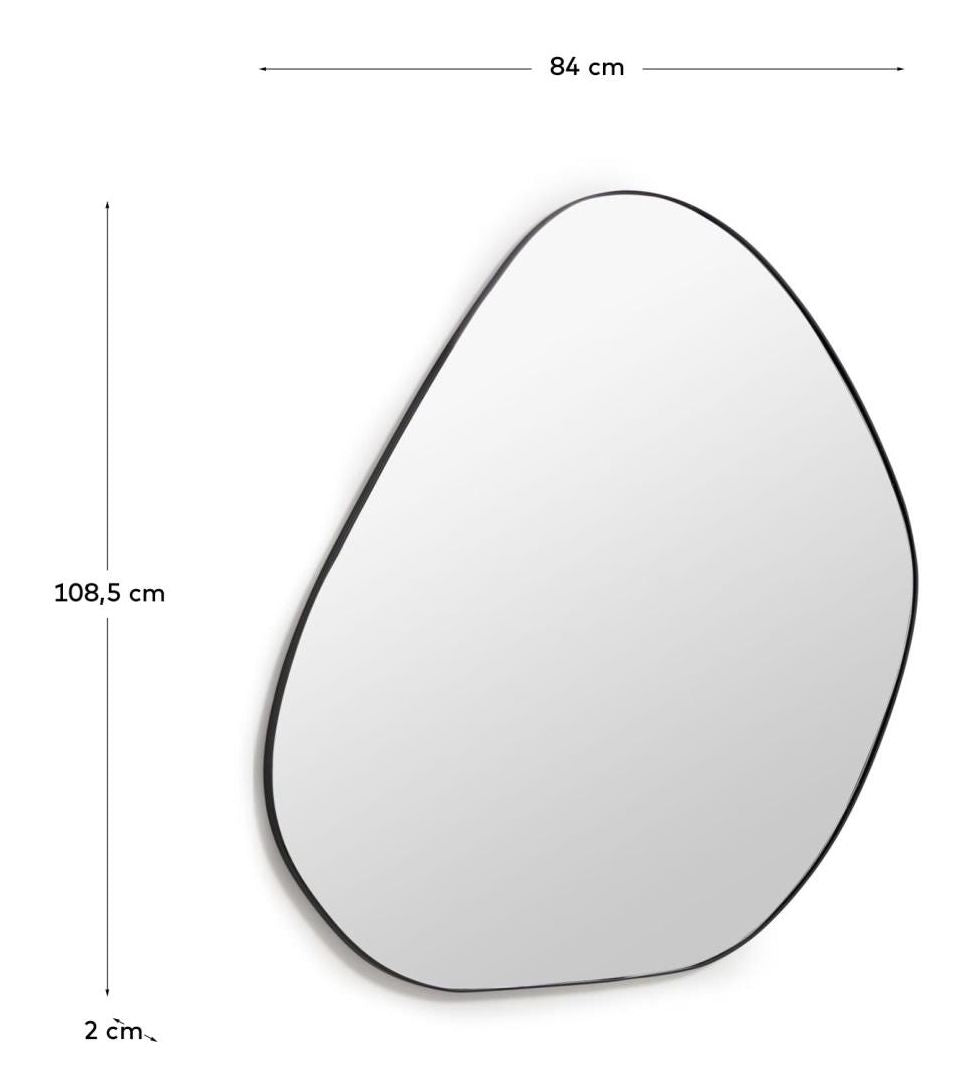 Anera speil 84x108.5 - svart