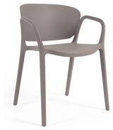 Ania Garden Chair Plastic, Brown