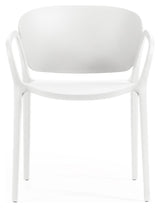 Ania Garden Chair Plastic, White