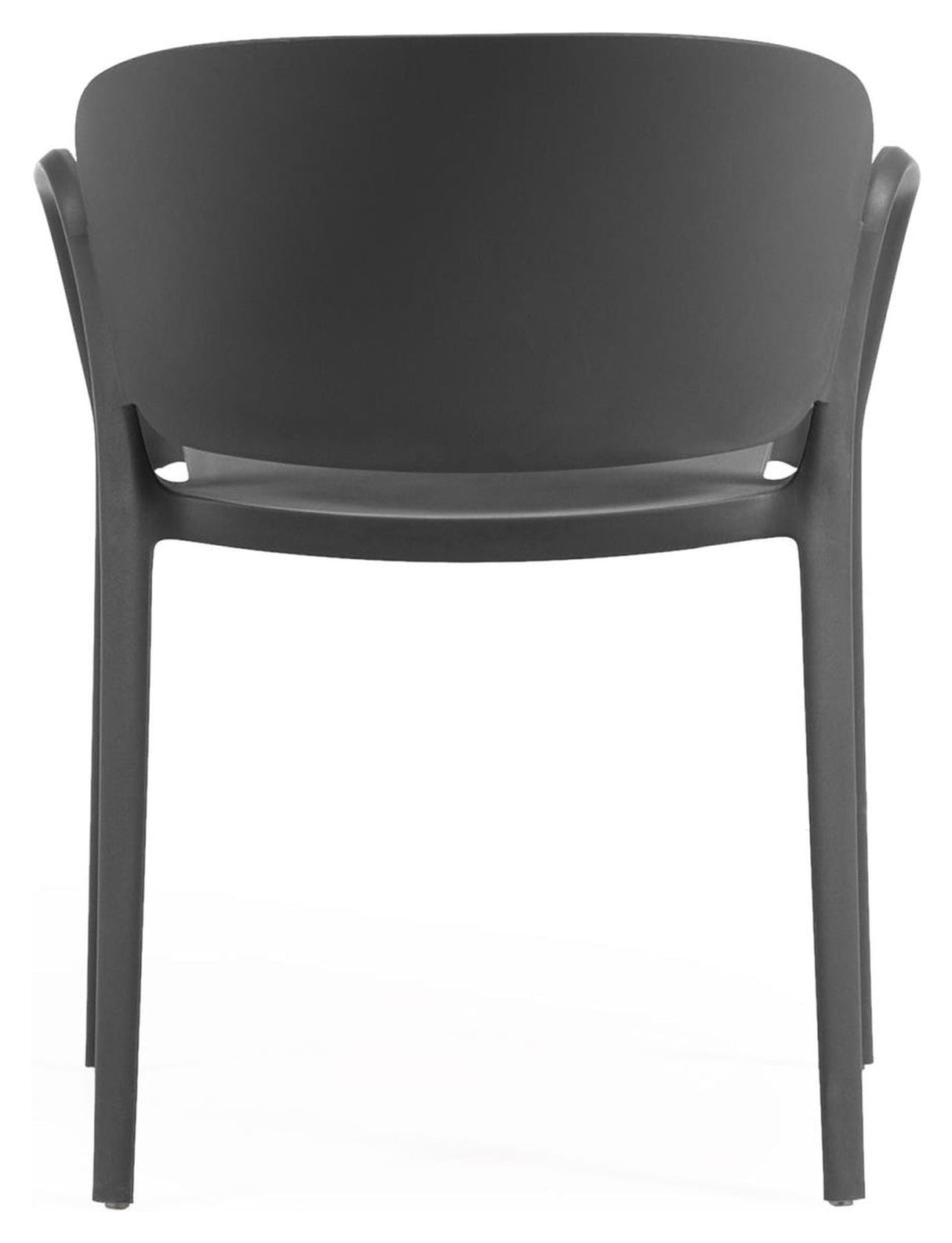 Ania Garden Chair Plastic, Black