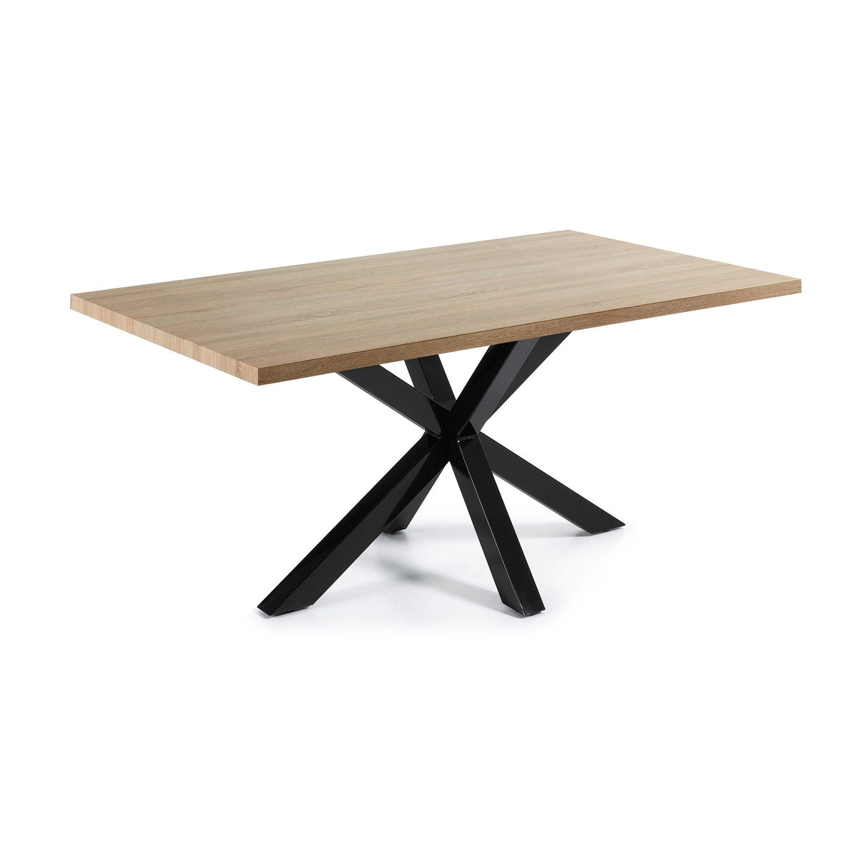 Arya Dining Table 180x100 Black/Nature