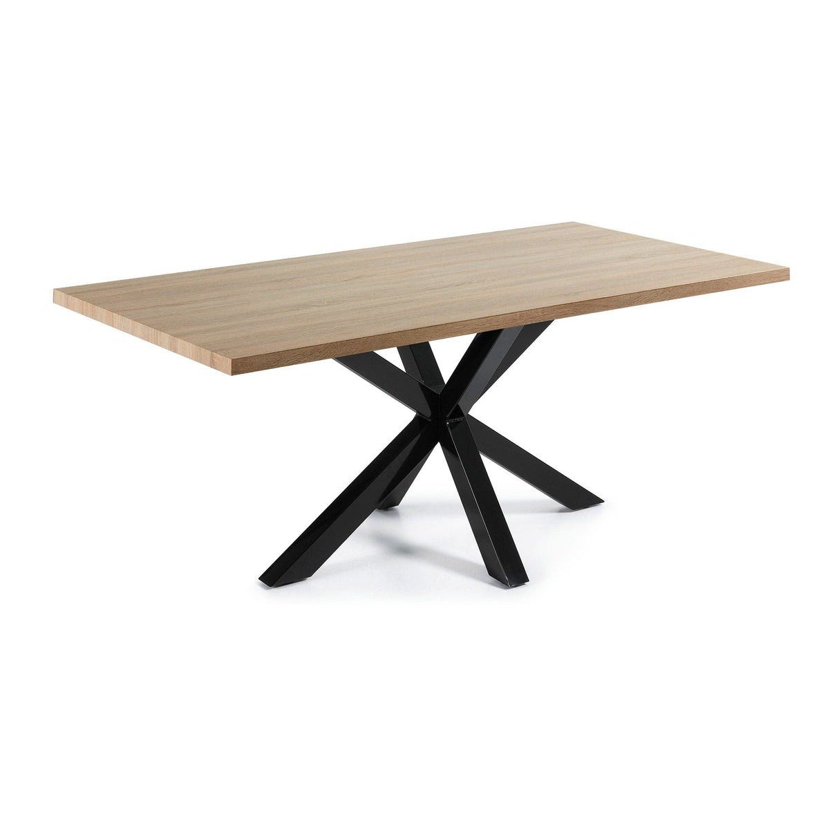 Arya Dining Table 200x100 Black/Nature