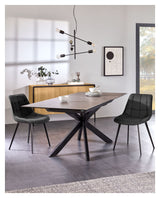 Atminda Dining Table 160/210x90, Dark Grey