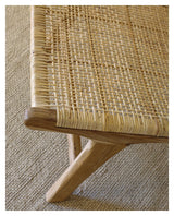 Kave Home Beida Lounge Chair - Solid Teak