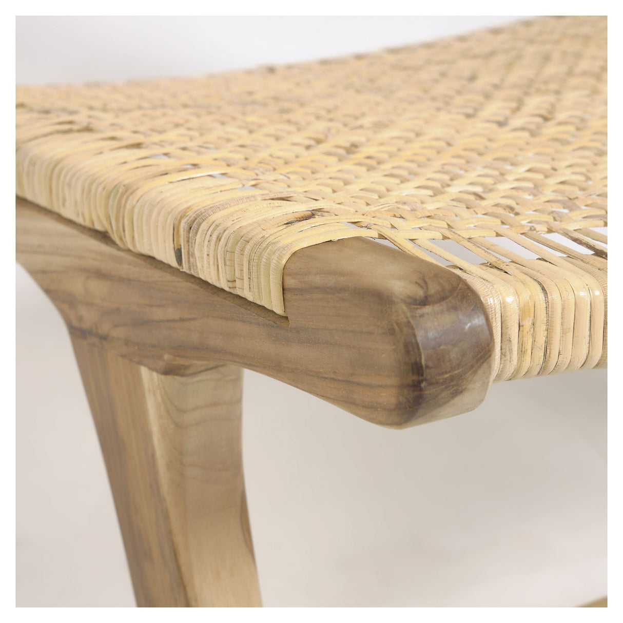 Kave Home Beida Lounge Chair - Solid Teak