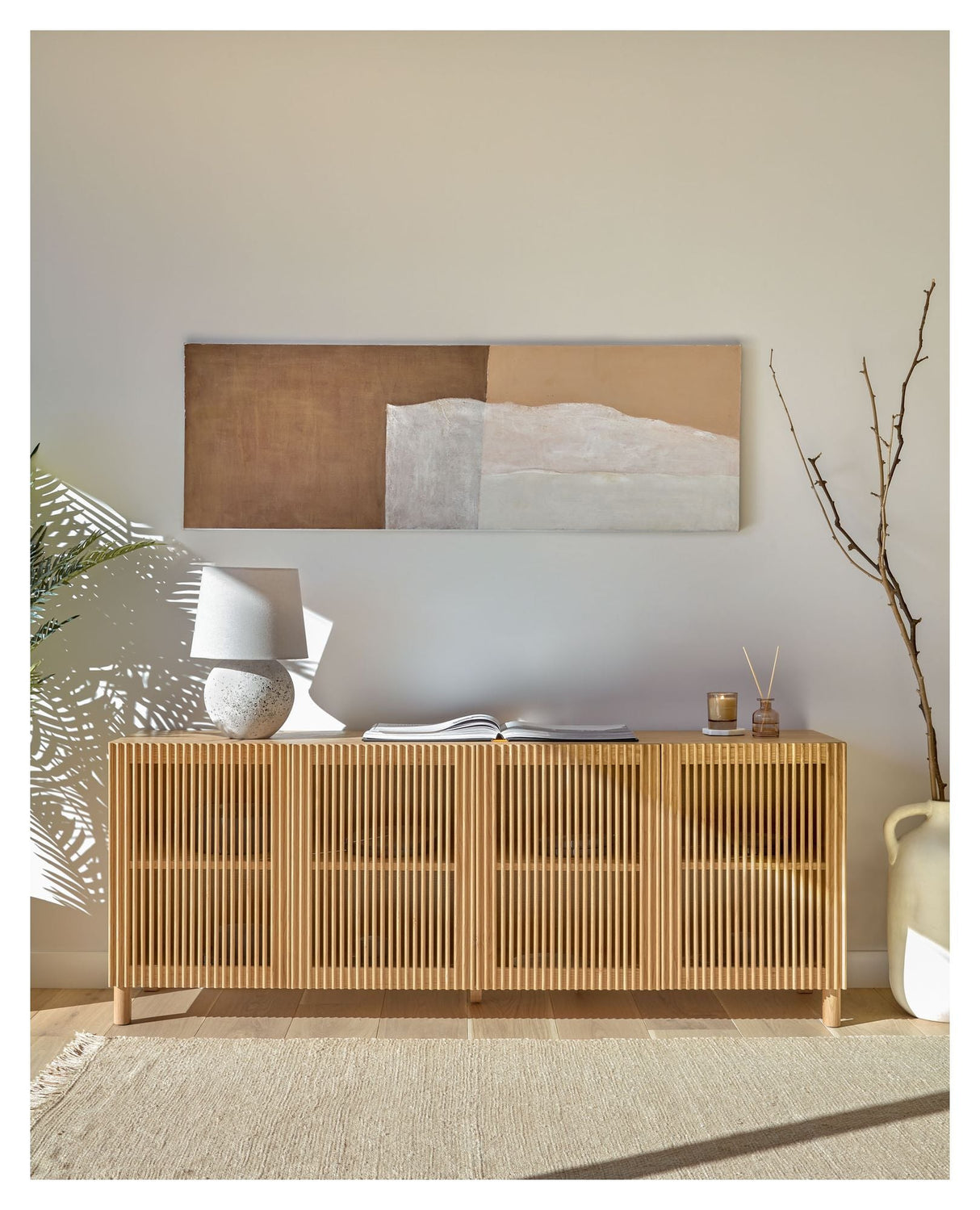 Beyla Sideboard, 180x70, eik/finér