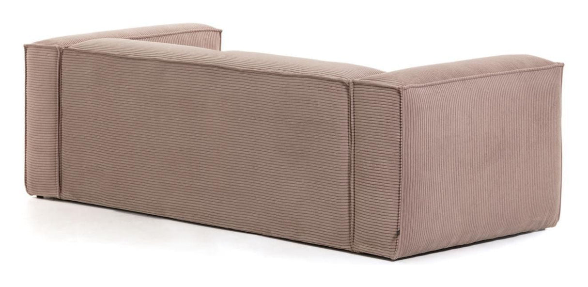 Blokker 2-personer. Sofa rosa fløyel