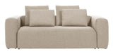 Blokk 3 -seters sofa 100x240 - beige