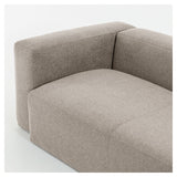 Blokkerer 4-personer. Hjørne sofa beige, 290x290