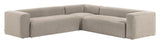 Blokkerer 6 permer. Hjørne sofa beige