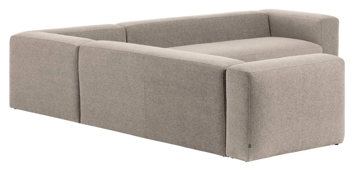 Blokkerer 6 permer. Hjørne sofa beige