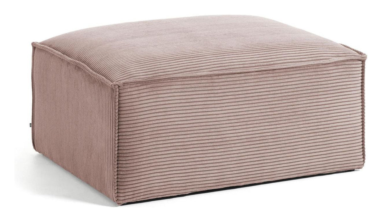 Blokkerer Pouf Pink Velvet